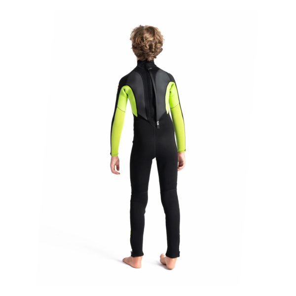 Traje de neopreno c-skins para niños Largo BLACK/LIME/XL