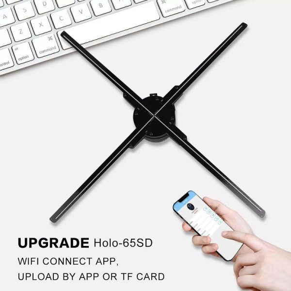 3D Holograma Proyector FAN SMART WIFI 1080x672 FA60N 59cm
