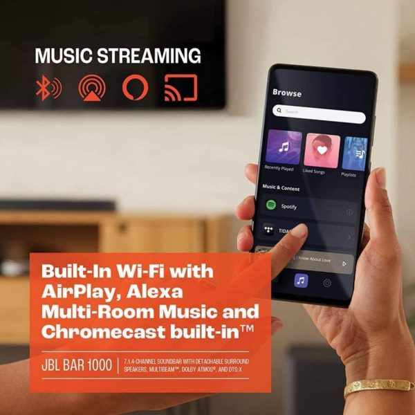 Barra de Sonido JBL Soundbar 1000 Bar 7.1.4 Bluetooth 880W