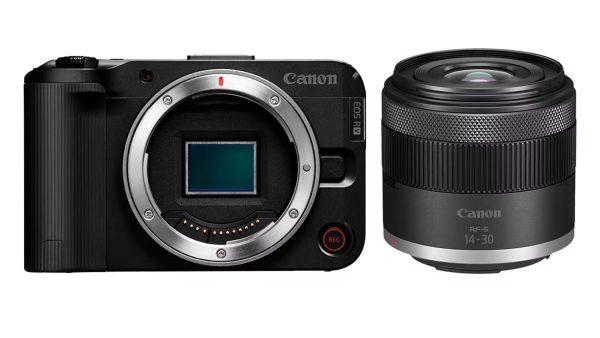 Camara Canon R50 Mirrorless lente 14-30mm Video 4K UHD 30p