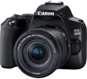 Camara Canon Réflex Profesional EOS 250D lente 18-55mm