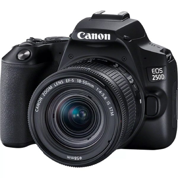 Camara Canon Réflex Profesional EOS 250D lente 18-55mm
