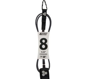 Leash Para Tabla De Surf 2,4M HEX CORD Negro CHANNEL ISLANDS