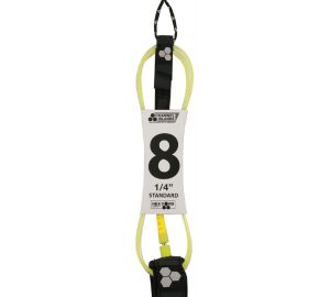 Leash Para Tabla Surf 2,4M HEX CORD Amarillo CHANNEL ISLANDS