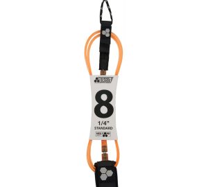 Leash Para Tabla Surf 2,4M HEX CORD Naranja CHANNEL ISLANDS
