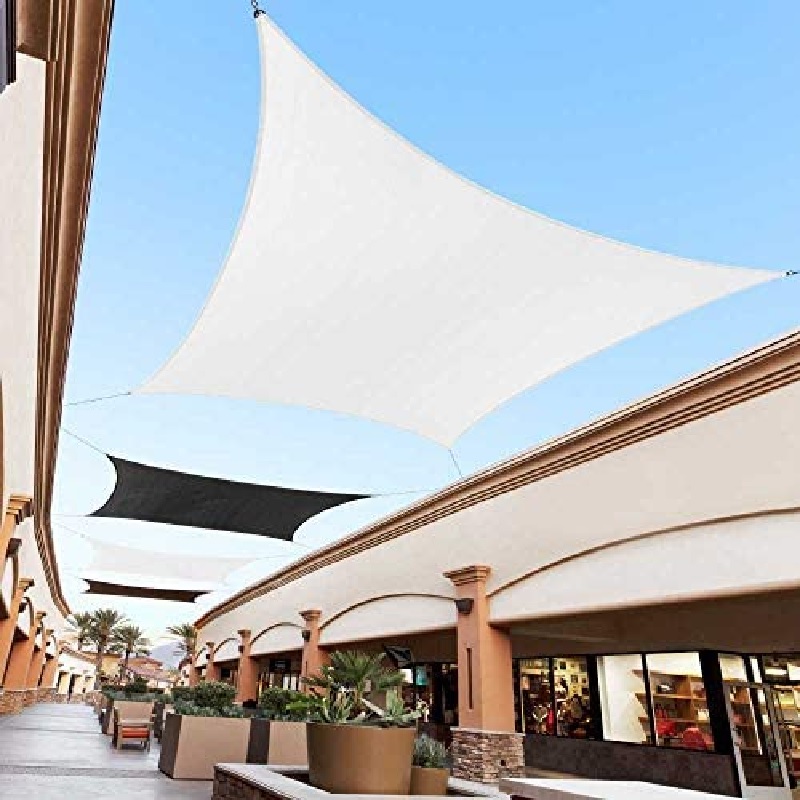Malla Toldo Vela Alta Calidad 8 x 3 metros Uv 98% Blanco