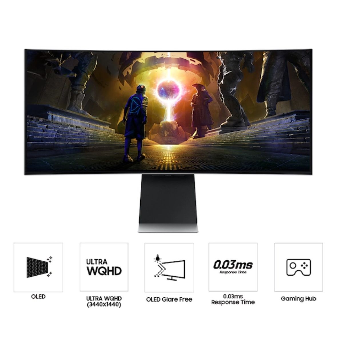 Monitor Gamer Samsung 34" oled Curvo G8 Ultrawqhd 175hz Monitor Gamer Samsung 34" oled Curvo G8 Ultrawqhd 175hz