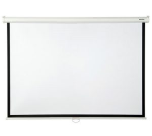 Pantalla para proyector 77'' 16:9 PEBC77 Blanco Retráctil