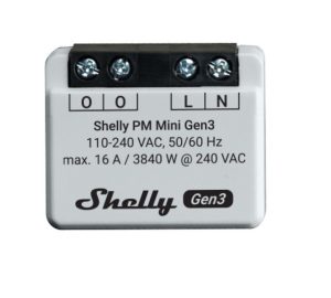 Rele Shelly Mini PM GEN3 Wi-fi Con medición de consumo (PM)