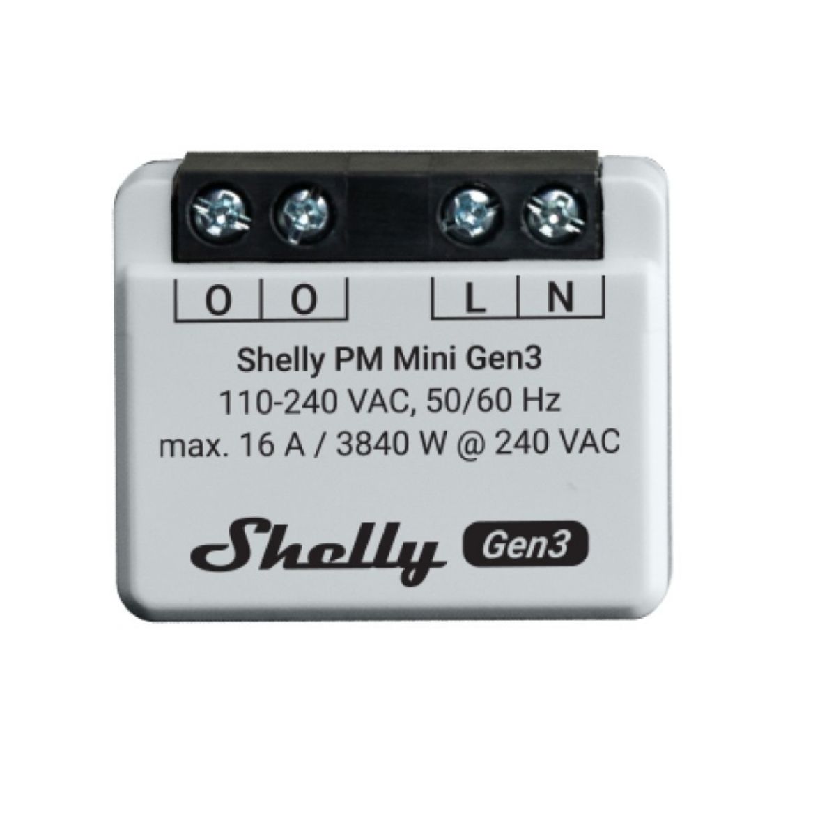 Rele Shelly Mini PM GEN3 Wi-fi Con medición de consumo (PM)