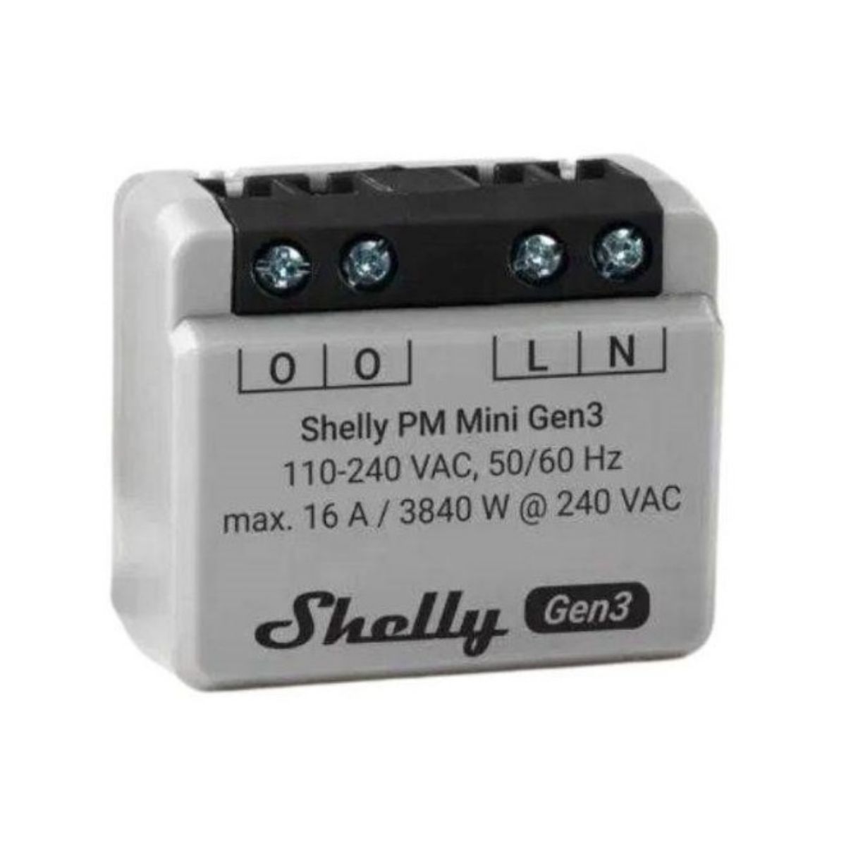 Rele Shelly Mini PM GEN3 Wi-fi Con medición de consumo (PM)
