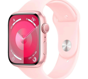 Reloj Apple Watch Serie 9 45mm Aluminio Rosado M/L MR9H3LW/A
