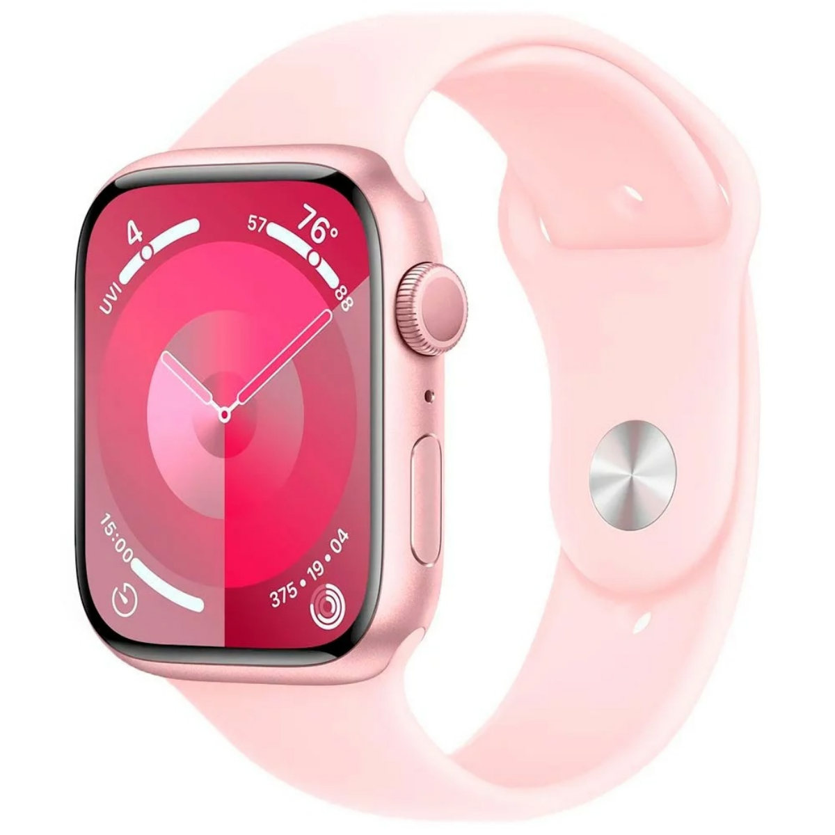 Reloj Apple Watch Serie 9 45mm Aluminio Rosado M/L MR9H3LW/A