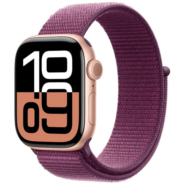 Reloj Apple Watch Series 10 42mm Aluminio rosado Banda Sport
