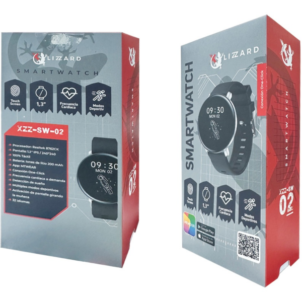 Reloj Smartwatch X-Lizzard XZZ-SW-02 Negro