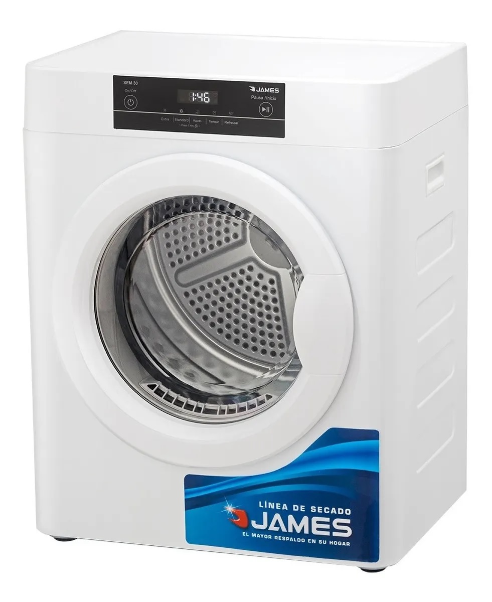 Secarropas James Carga Frontal SEM 30 3KG para amurar o piso