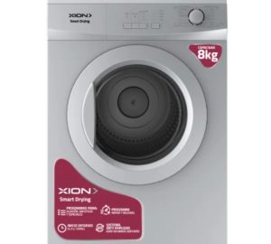 Secarropas Xion Carga Frontal 8kg Plateado