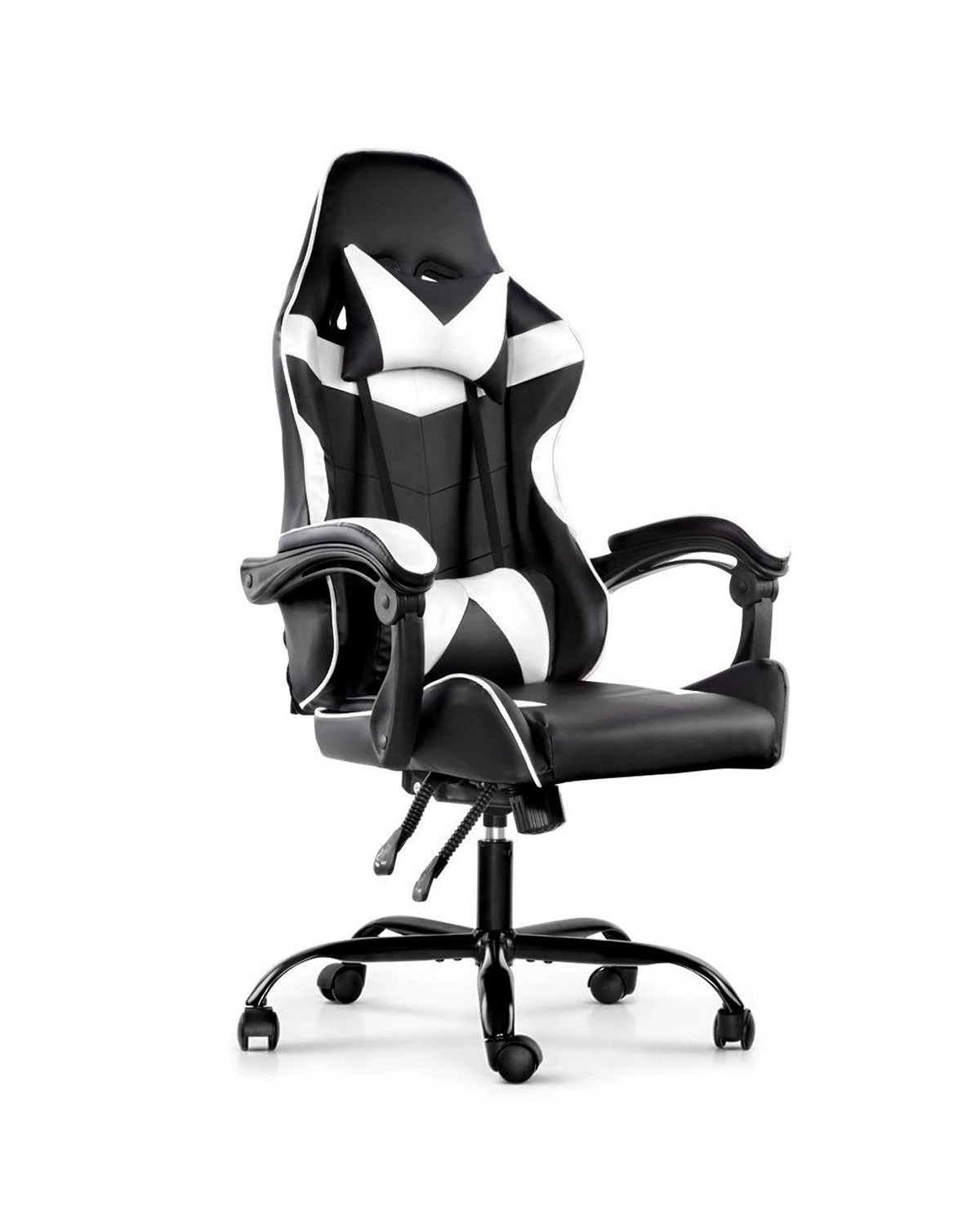 Silla Gamer Lumax Modelo Rom Super Oferta negro/blanco