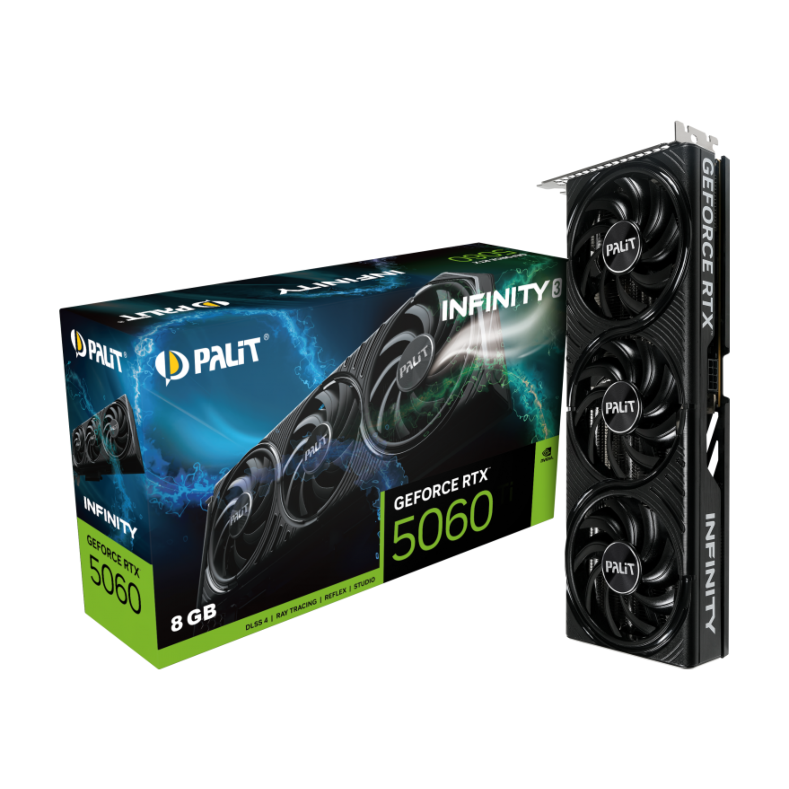 Tarjeta de Video Gamer Palit RTX 5060 8GB Infinity 3 Gaming