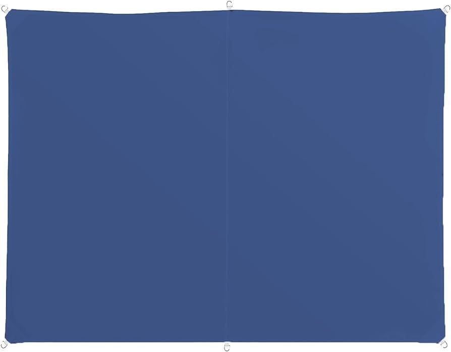 Toldo Vela p/ sombra viento y granizo c/ Uv - 3*2mts Azul