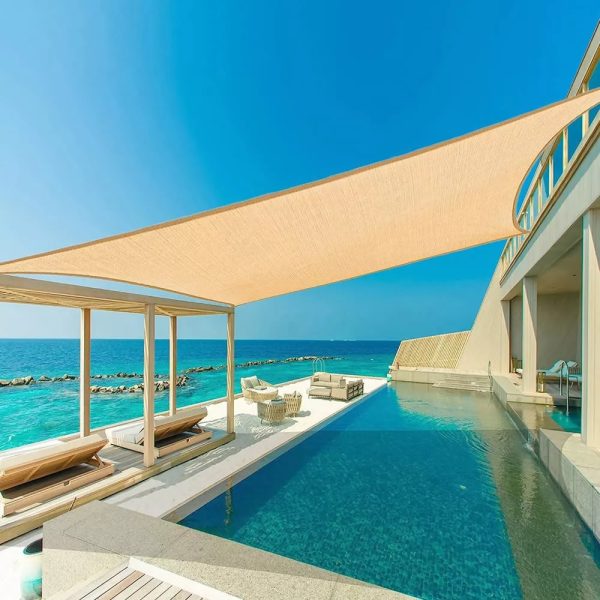 Toldo Vela p/ sombra viento y granizo c/ Uv - 3*2mts Azul
