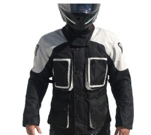 Campera para MOTO Gris y Negra Protector Talle L,XL,2XL,3XL