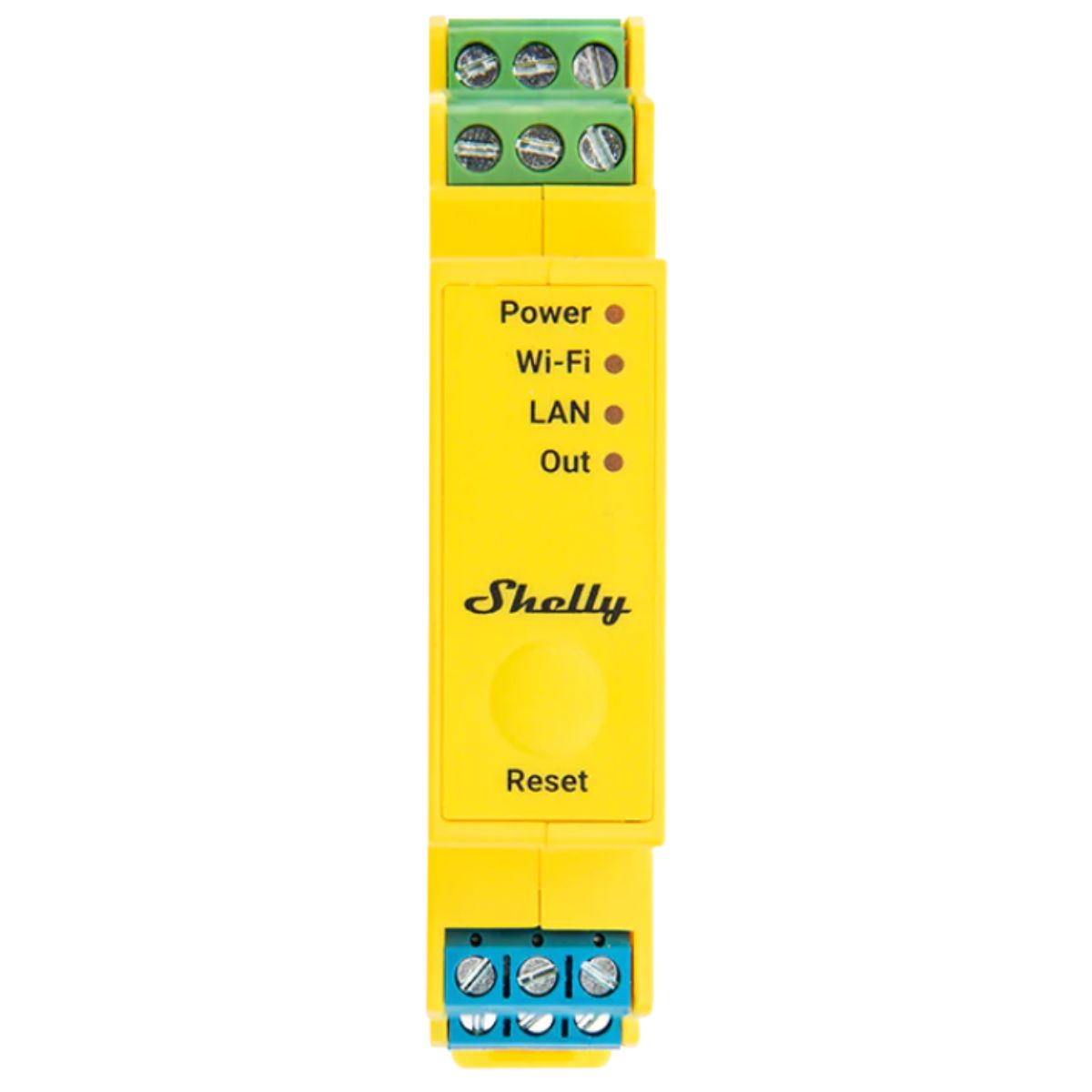 Controlador Shelly Pro RGBWW PM Wi-fi DIN LED RGBW medición