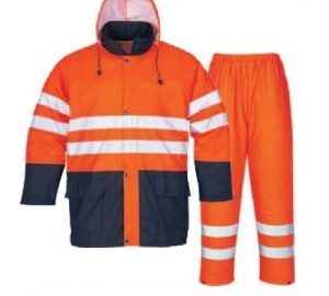 EQUIPO PARA LLUVIA PU - BICOLOR CON REFLECTIVO -Ideal p/moto