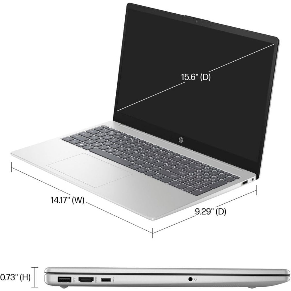 Notebook HP 15-FC0025 Ryzen™ 5 7520U 512GB SSD 8GB 15.6" (1366x768) TOUCHSCREEN WIN11 S NATURAL SILVER. 90 Day Warranty - 9Q1E9UA#ABA-R Notebook HP 15-FC0025 Ryzen™ 5 7520U 512GB SSD 8GB 15.6" (1366x768) TOUCHSCREEN WIN11 S NATURAL SILVER. 90 Day Warranty - 9Q1E9UA#ABA-R