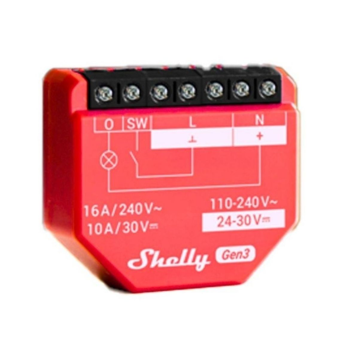 Rele Shelly 1PM GEN3 Wi-fi - Con medición de consumo (PM) Rele Shelly 1PM GEN3 Wi-fi - Con medición de consumo (PM)