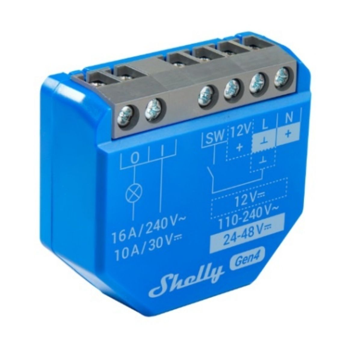 Rele Shelly 1 GEN4 Wi-fi 6 - Rango hasta 30 metros Rele Shelly 1 GEN4 Wi-fi 6 - Rango hasta 30 metros