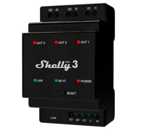 Rele Shelly Pro 3 Wi-fi DIN Triple - Relé DIN de 3 canales