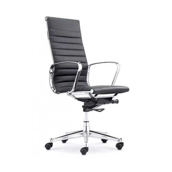 Silla de Escritorio Ejecutivo Minimalista A119 Cuerina Negro