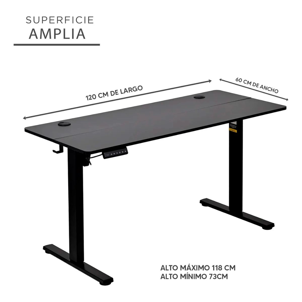 Escritorio Eléctrico Gamer Ergonómico Altura Ajustable NEGRO Escritorio Eléctrico Gamer Ergonómico Altura Ajustable NEGRO