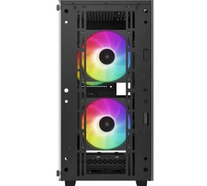 Gabinete Gamer Deepcool CC360 ARGB Negro 3 fans RGB de 120mm