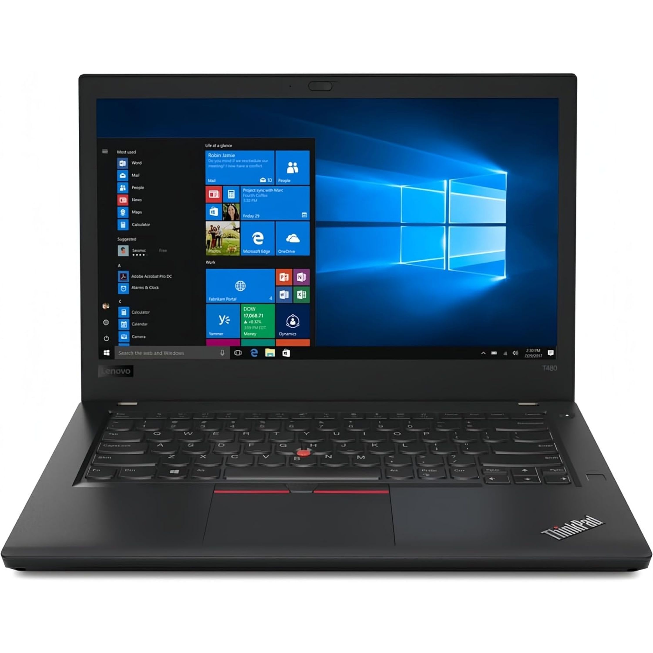 NOTEBOOK LENOVO THINKPAD T480 I7 16GB RAM 256GB SSD 14'' FHD