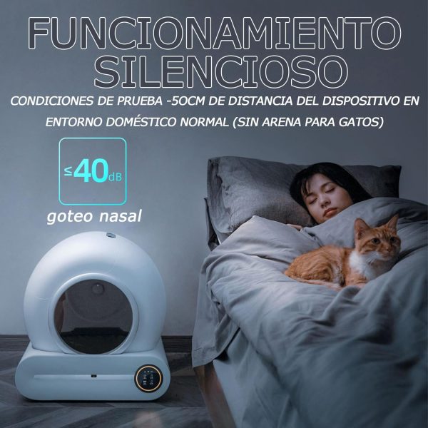 Arenero Inteligente Automático Para Gatos Aplicación Celular