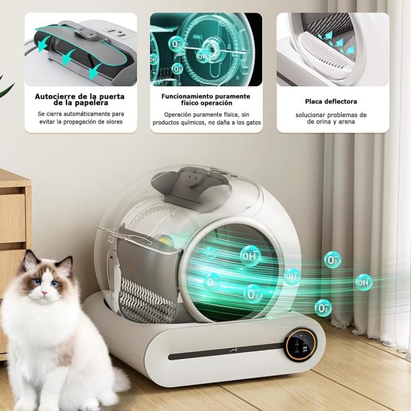 Arenero Inteligente Automático Para Gatos Aplicación Celular
