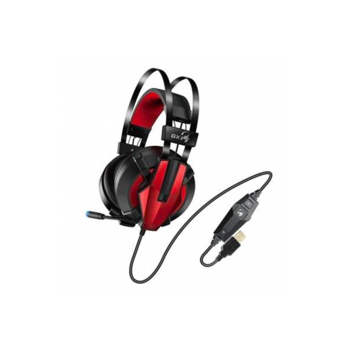 Auricular Audifono Gamer 7.1 Genius G710V negro c/microfono