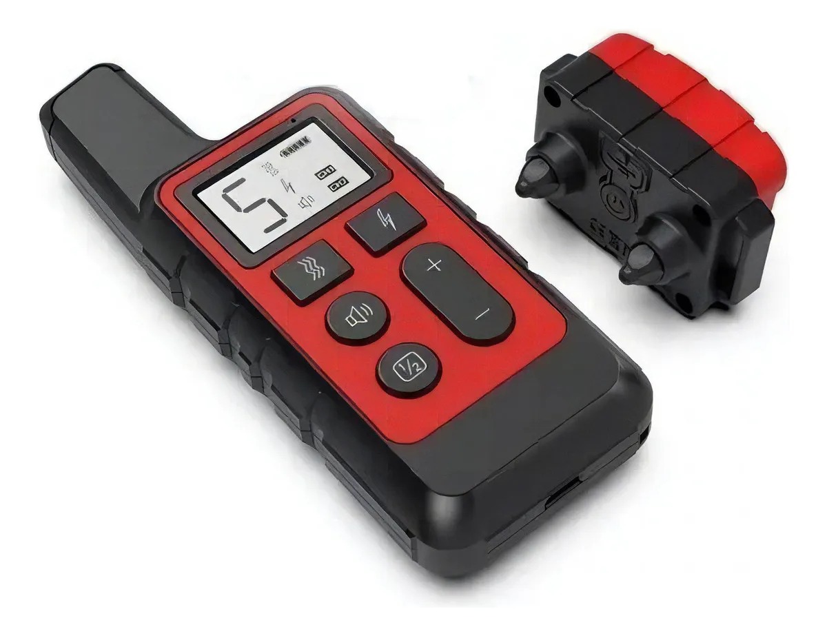 Collar Perro Adiestra Entrena Remoto Eléctrico Sumergible