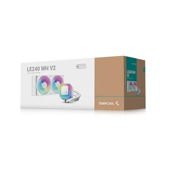 Cooler Gamer liquido DeepCool LE240 V2 ARGB Blanco Gaming