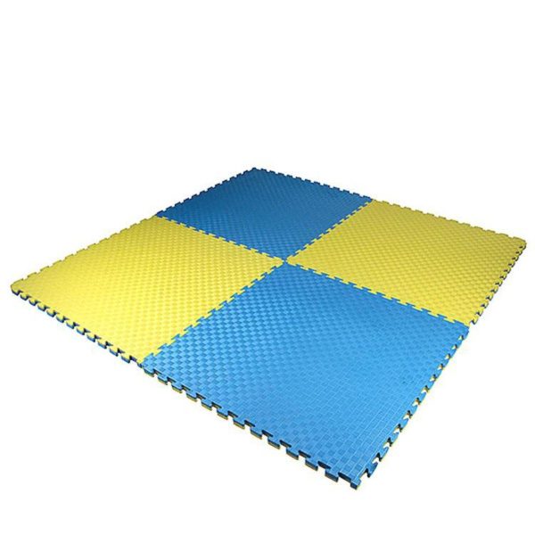 Copia - Piso Tatami Goma Eva Encastrable 1x1m 2cm Negro Gris