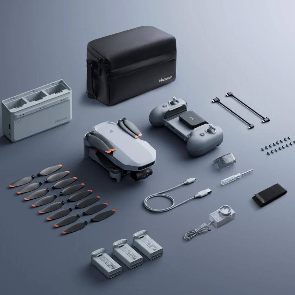 Dron Potensic ATOM 2 Fly More Combo con GPS + Alance 10kms + Camara 8K + Video 4K Dron Potensic ATOM 2 Fly More Combo con GPS + Alance 10kms + Camara 8K + Video 4K