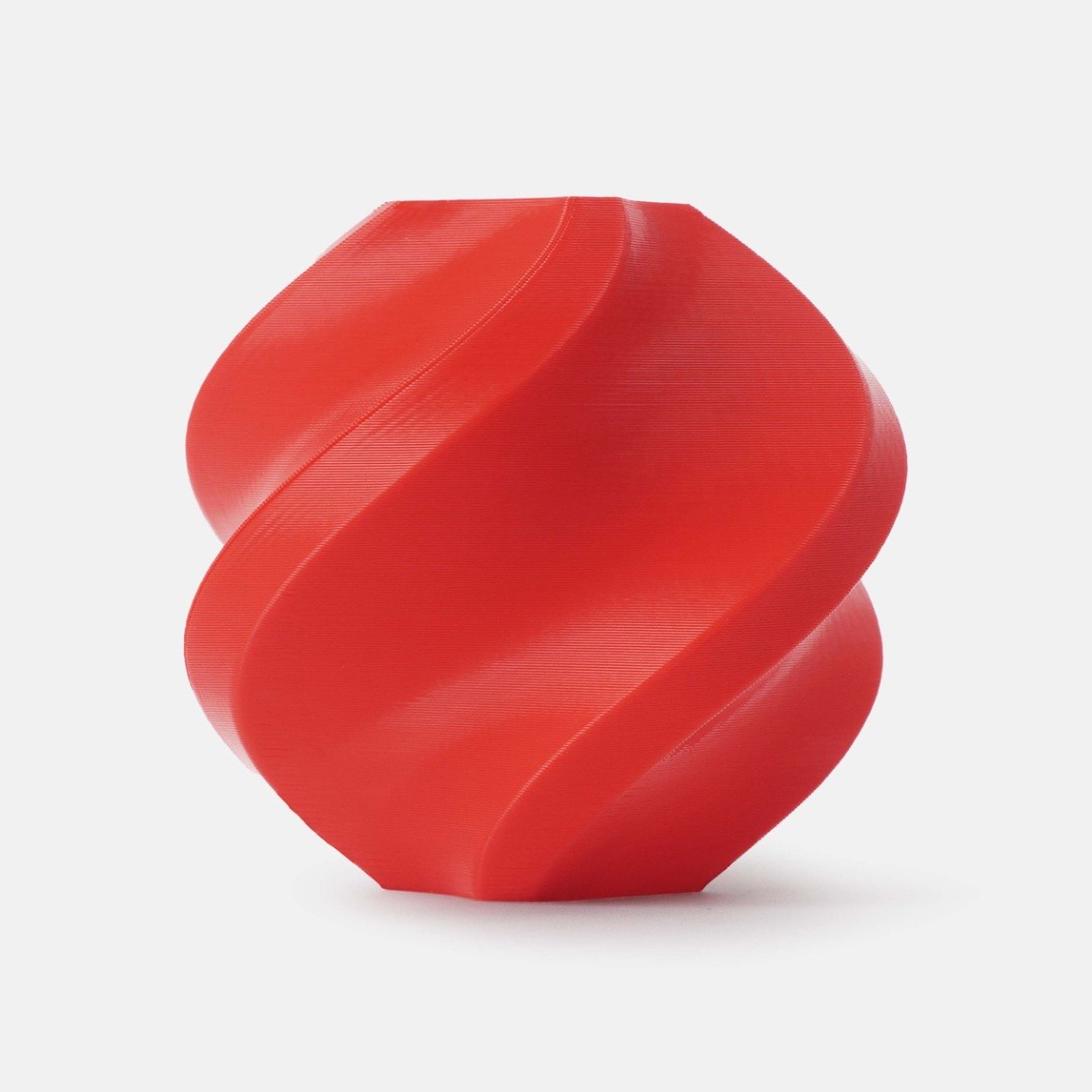 Filamento Bambu Lab PLA Matte rojo - Carrete con RFID