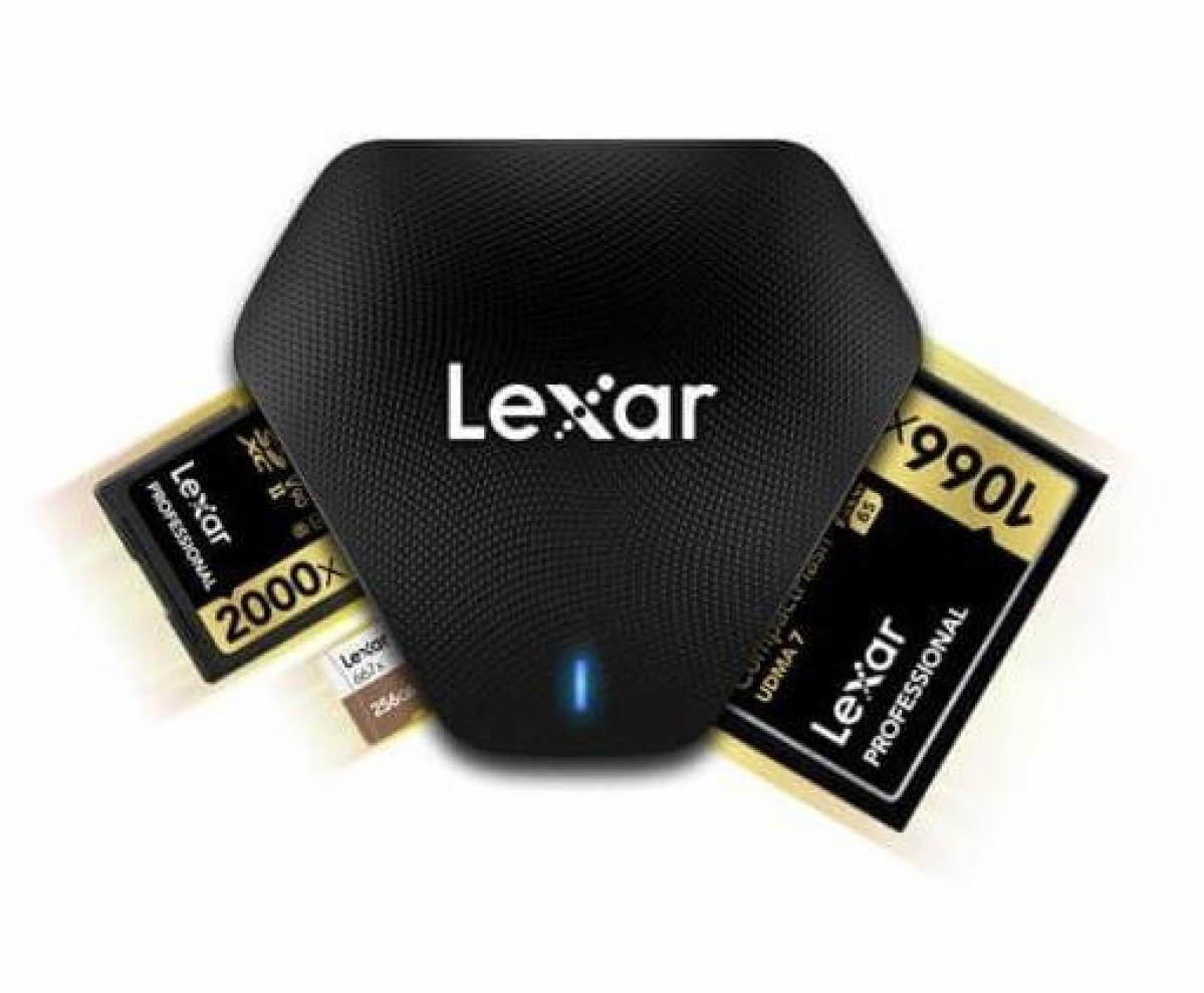 Lector Lexar Multi-Card 3 en 1 SD/microSD USB 3.1 RW500