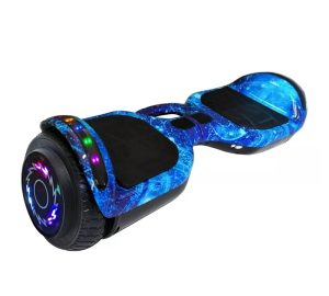 Patineta Eléctrica Hoverboard BT c/Rodilleras -Azul Nebulosa