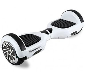 Patineta Eléctrica Hoverboard Bluetooth c/Rodilleras Blanco