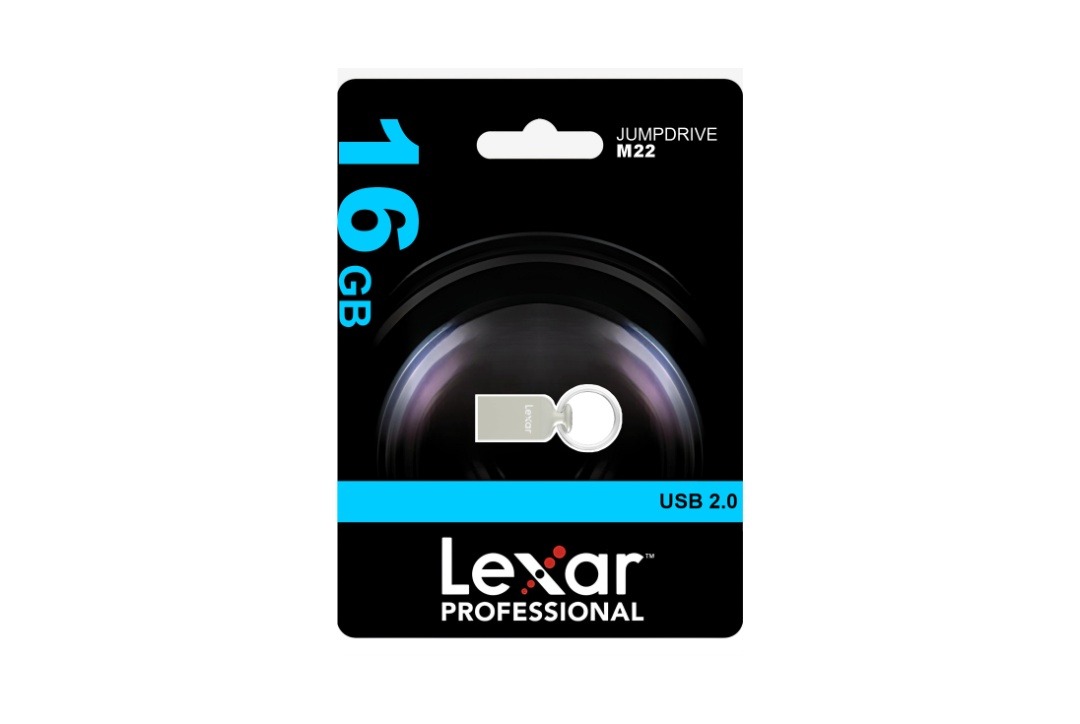 Pendrive Lexar M22 16GB USB 2.0 - Diseño ultra compacto