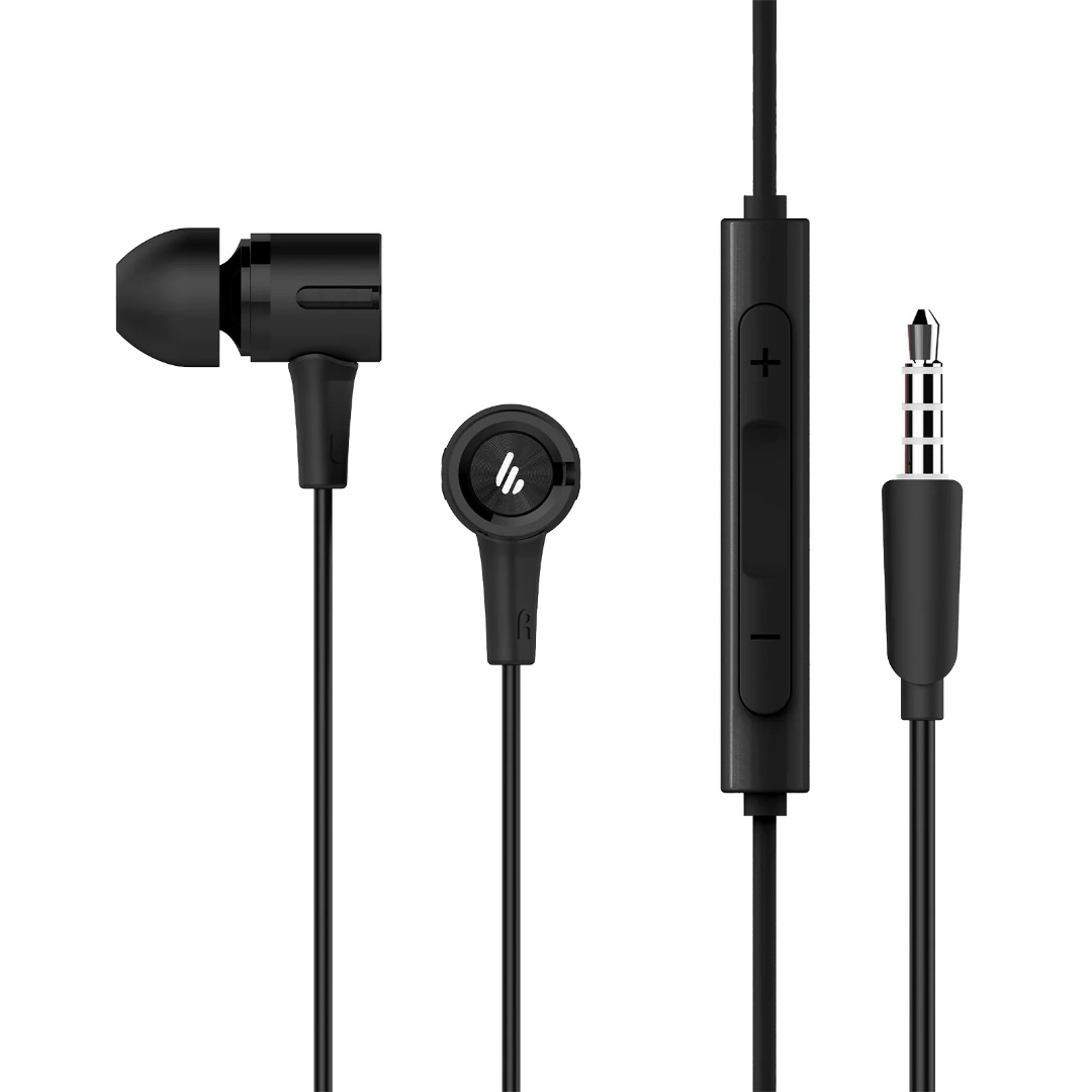 Auriculares Audifonos Edifier P205 manos libres negros