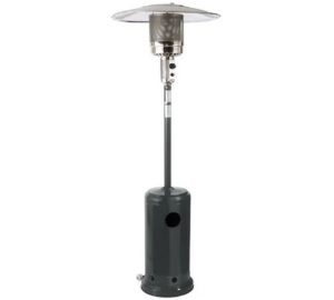 Calefactor Exterior de Gas con Regulador de Llama BLACK